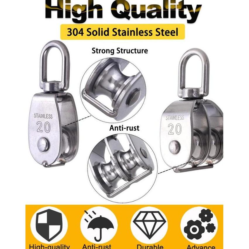 KATROL KEREKAN MINI MANUAL BURUNG TIMBA SERBAGUNA STAINLESS STEEL