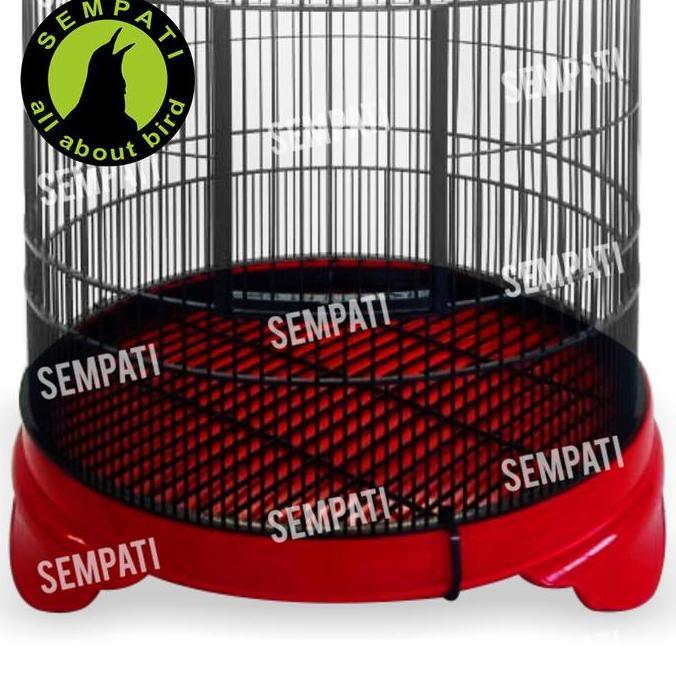 SEMPATI Sangkar Murai Import Kandang Burung Murai Batu Bahan Fiber Import Fullset Free Cepuk Klem Ga