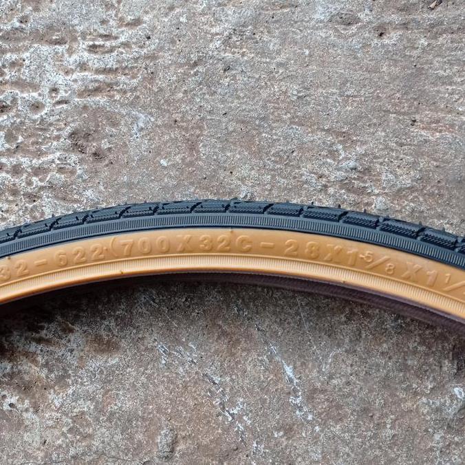 ban luar sepeda gravel 700c 700 x 32 32c 700x32 700x32c kenda kwest hitam gum tan wall k193