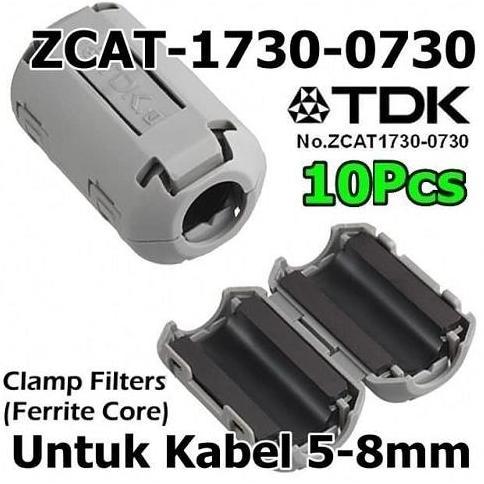 PAKET 10 PCS Magnet TDK 1730-0730 Penghemat BBM TDK ZCAT 1730 0730 - Ferrite Clamps - Magnet Tdk pen