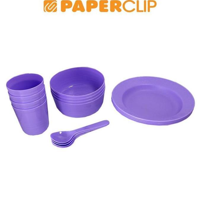 SET ALAT MAKAN ONYX S-4701 UNGU