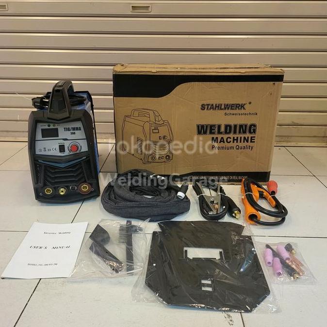 Terjangkau Mesin Las Tig Mma Stahlwerk 200A