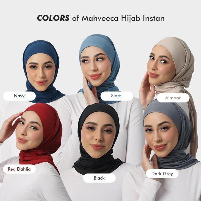 HIA EveryWear Mahveeca Hijab Hijab Sport Sporty Bahan Hacktive Fabric Panjang Muslim Kerudung Nyaman