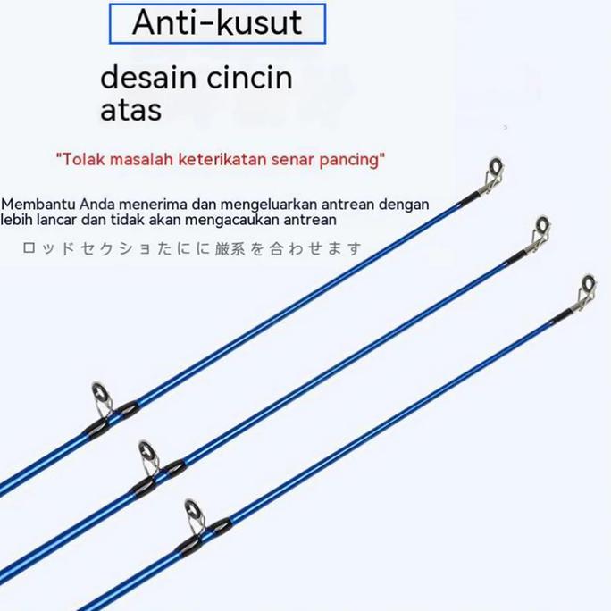 elimasanuk - joran pancing shimano 2024 set nx2000-nx7000 carbon + reel metal 1.8-3.0m