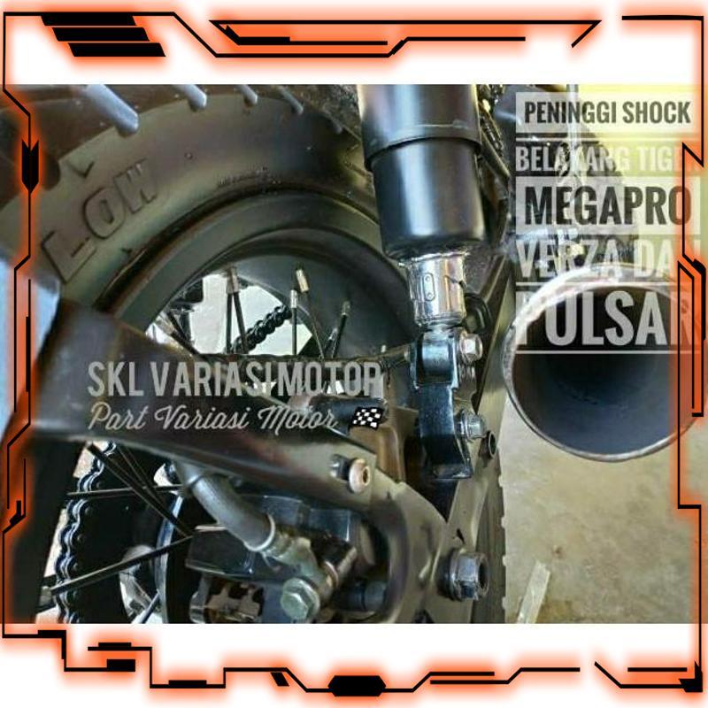 Terbaik Paket Peninggi Shock Belakang Honda Tiger Megapro Motor Bebek Dengan Double Shock Swing Arm 
