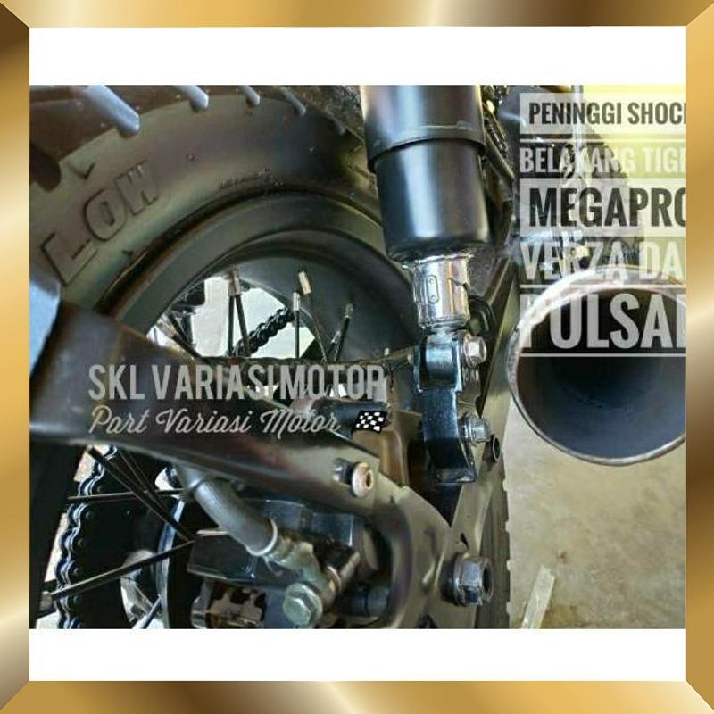 Diskon Gede Paket Peninggi Shock Belakang Honda Tiger Megapro Motor Bebek Dengan Double Shock Swing 
