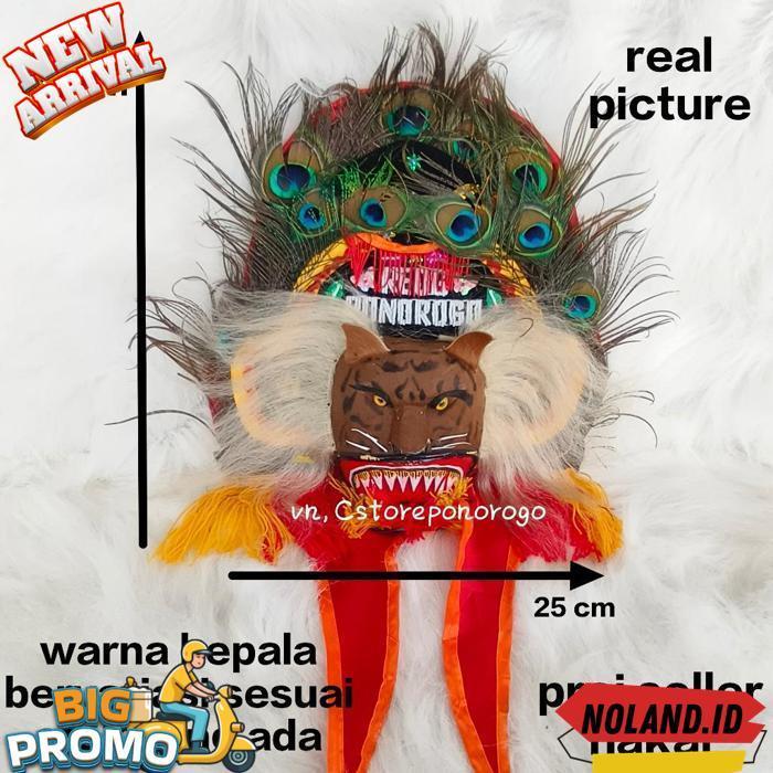 Reog Asli 30 Cm / Reog Anak / Reog Asli / Reog Ponorogo / Reog / Ponorogo / Barongan / Devil / Ganon