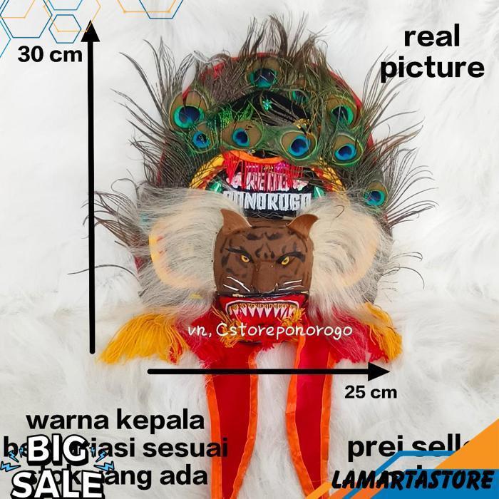 Reog Asli 30 Cm / Reog Anak / Reog Asli / Reog Ponorogo / Reog / Ponorogo / Barongan / Devil / Ganon