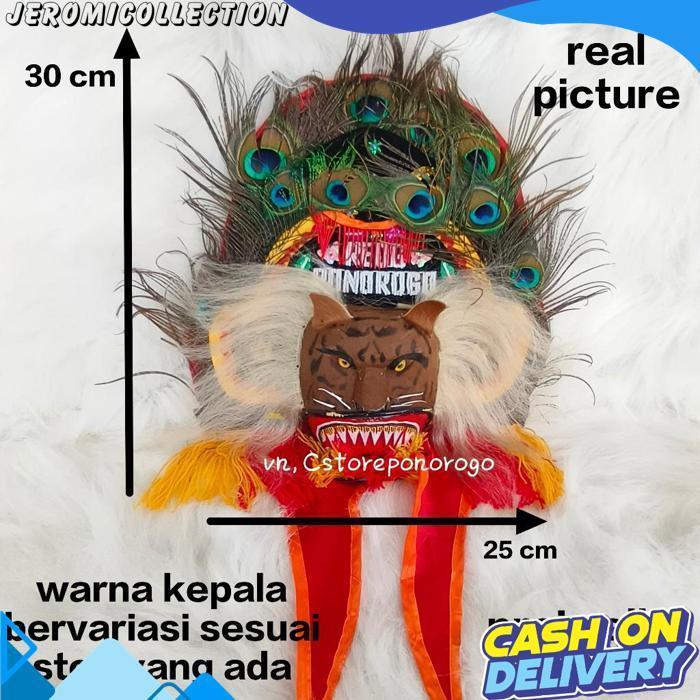 Reog Asli 30 Cm / Reog Anak / Reog Asli / Reog Ponorogo / Reog / Ponorogo / Barongan / Devil / Ganon