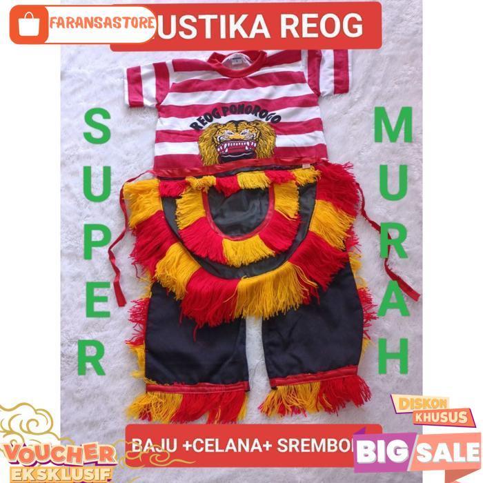 Baju Reog, Baju Reog Anak. Baju Reog Ponorogo. Pakaian Reog. Pakaian Reog Anak. Baju Ganong. Baju Ga