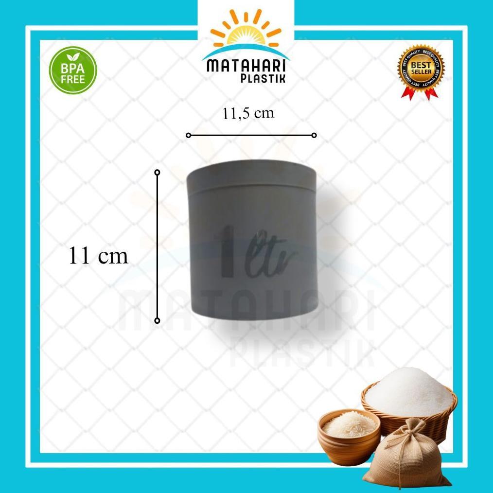 Bisa Cod Literan Beras Plastik/Takaran Beras 1 Liter/Gelas Ukuran Beras/Takaran Plastik ||