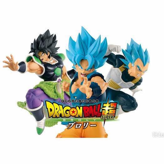 Dragon ball ultimate Soldiers Broly Goku Vegeta Gogeta KWS Figure