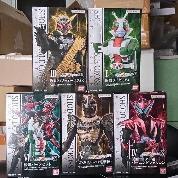 Shodo xx Kamen Rider 9 Ohma Zio zioh zi o oh V3 Kuuga Amazing Mighty