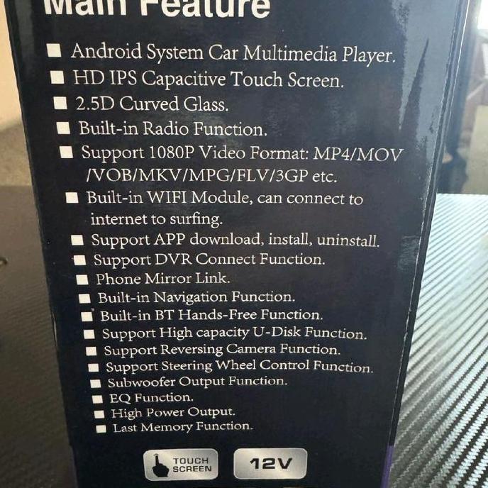 Acoustic HEAD UNIT ANDROID ACOUSTIC 9 inci dengan RAM 4/64 Layar Sentuh HD 1080P Sistem Operasi Andr