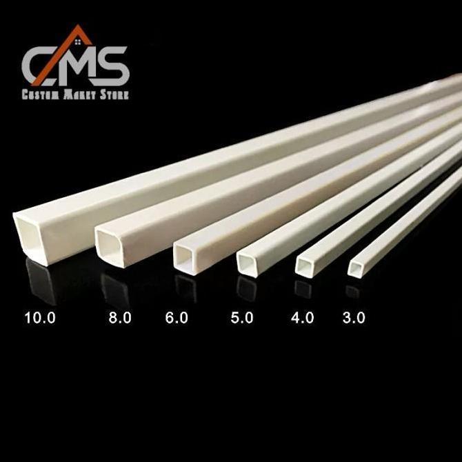 ABS Square Tube 6MM / Pipa PVC Kotak 6MM