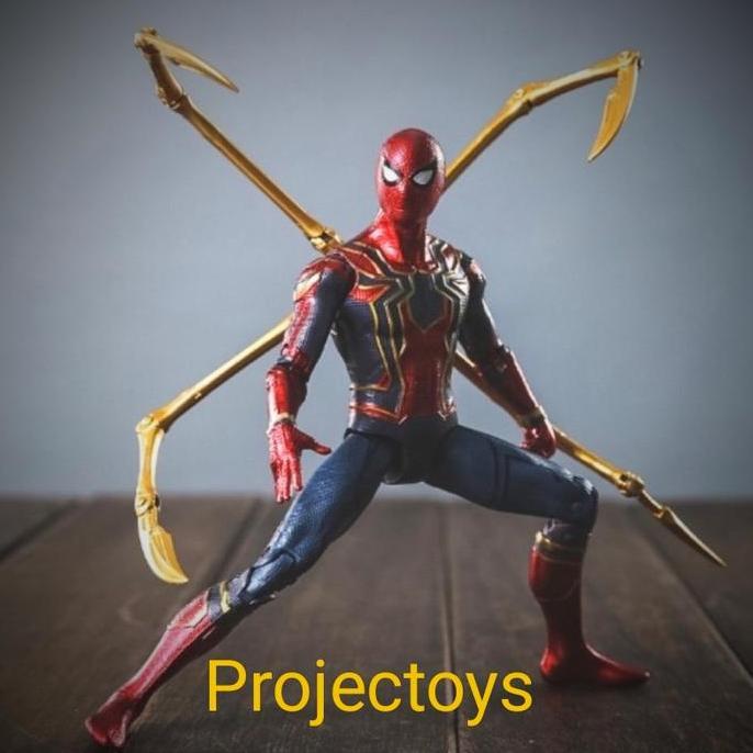 Marvel Superhero Action Figure lron Spiderman Premium