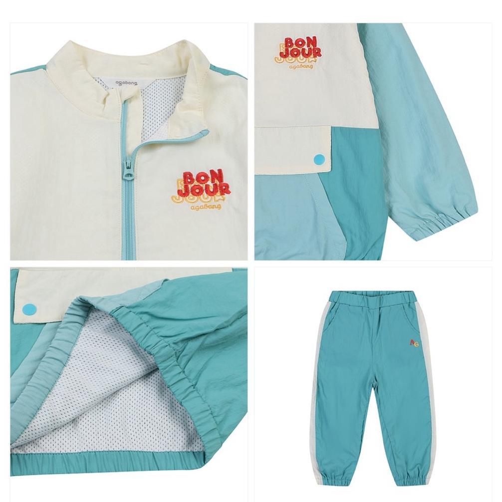 setelan anak perempuan /laki laki unisex agabang korea