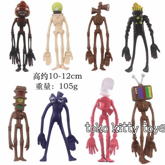 FIGURE SIREN HEAD HORROR ACTION FIGURE SET 8