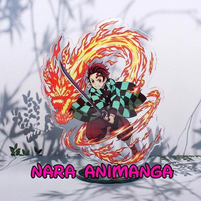 Nara Animanga Standee Akrilik Action Mini Figure Anime Kimetsu No Yaiba
