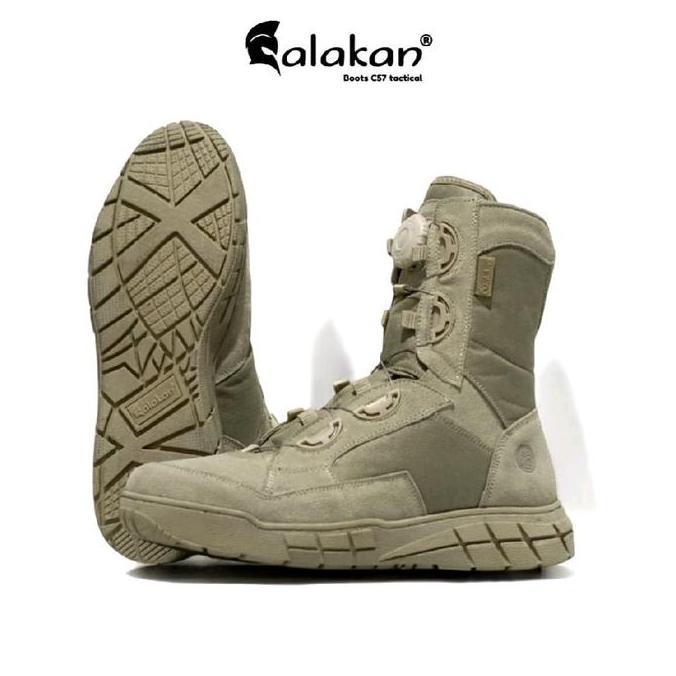 Sepatu PDL tactical cream tali putar ASN Jatah tni / Polri Kemanham
