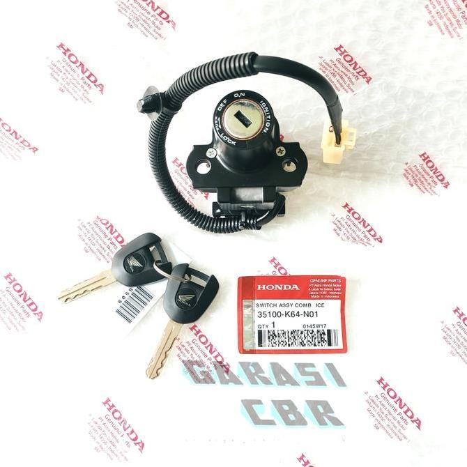 35100K64N01- Switch Assy Comb & Ice CBR 250RR- Kunci Kontak CBR 250RR Terlaris