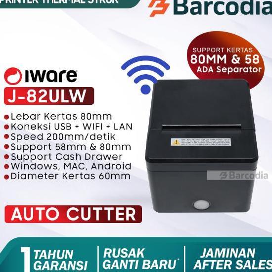 Wifi Printer Thermal 80Mm Usb Wifi Autocutter For Pos Kasir Kitchen