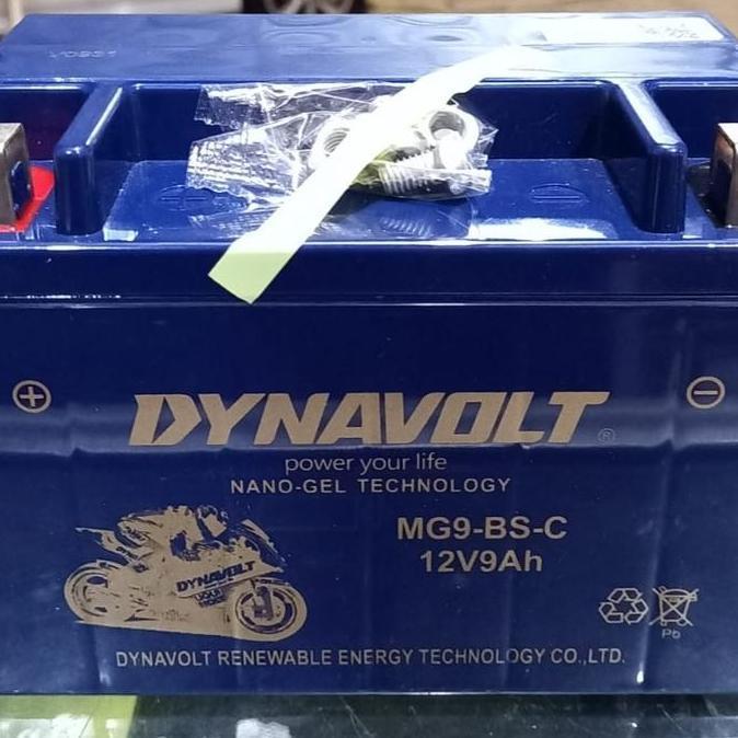 Aki Motor BMW GS 310 Dynavolt Nano Gel MG9-BS-C 12V9AH CCA 260 Terlaris