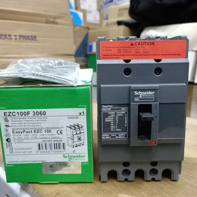 Miliki Mccb Schneider Ezc100F 3P 100A Ezc100F3060