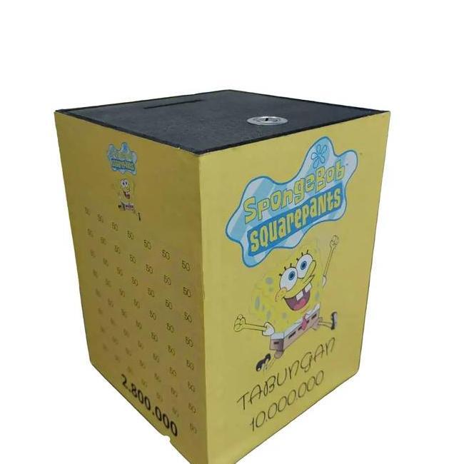 Celengan Target Buka Tutup Kunci Celengan Kter Spongebob Target 10 Juta 20 Juta 30 Juta Celengan Ana