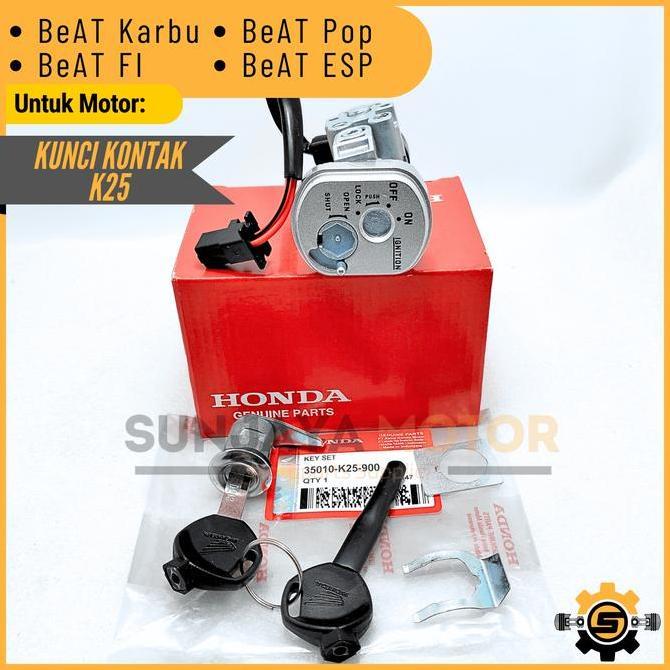 Termurah Kunci Kontak Set K25 Keyset Original Honda Beat Karbu Beat Fi Beat Pop Beat Esp Kunci Motor