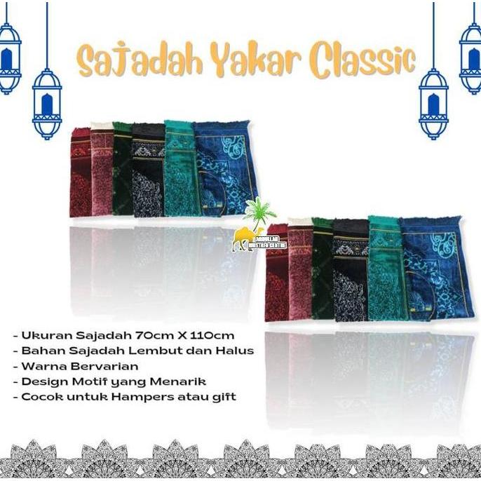 SAJADAH YAKAR ULTRA CLASSIC TURKEY/ Sajadah Yakar TURKI Wangi / sajadah TURKI Terlaris