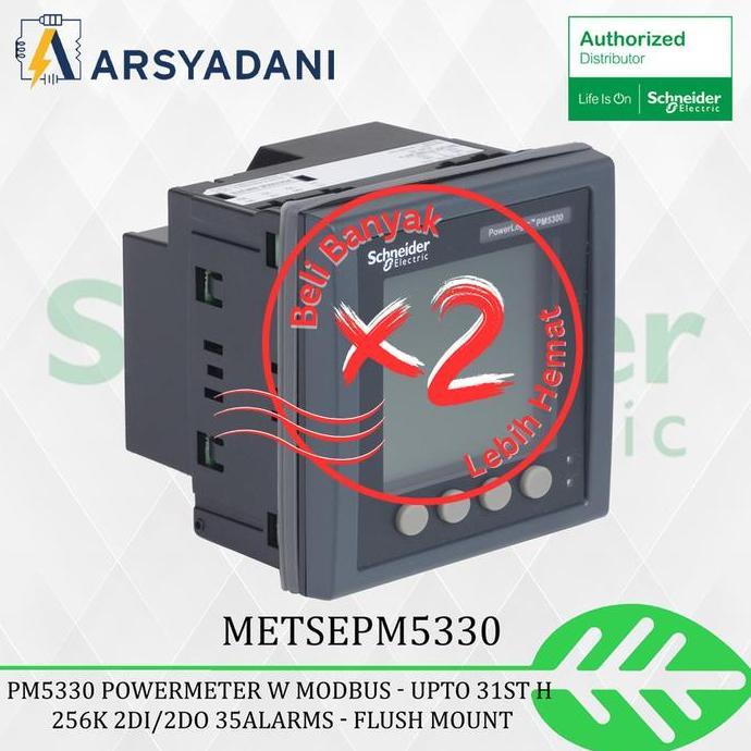 Spesial Schneider - Metsepm5330 -  Pm5330 Powermeter W Modbus Power  20  Amper Power  Smps