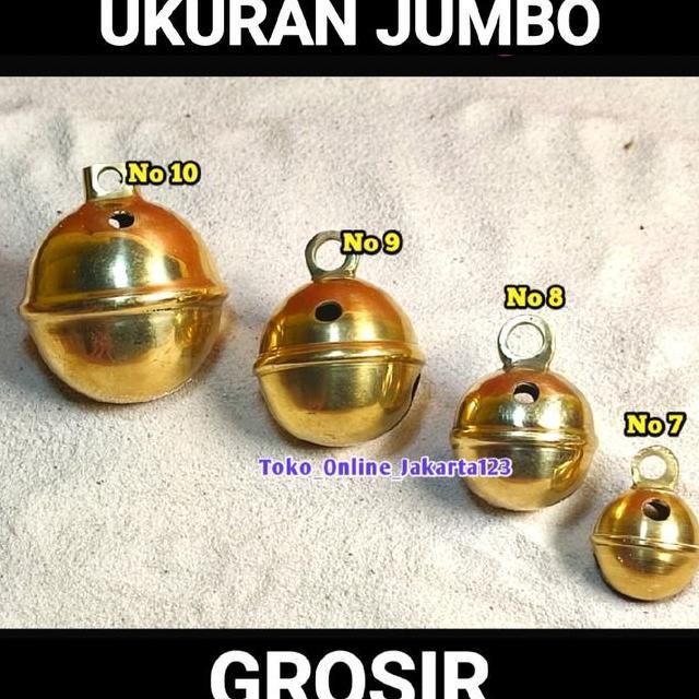 Klintingan Bahan Kuningan Uk Jumbo No 8 Krincingan Klintingan Full Kuningan Suara Nyaring