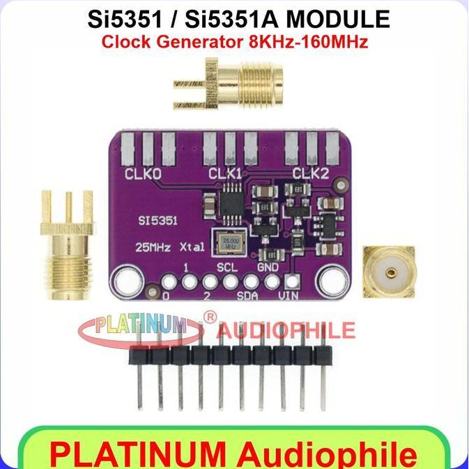 SI5351 SI5351A Signal Clock Generator 8KHz-160MHz MODUL SI5351 SI5351A HIGH QUALITY