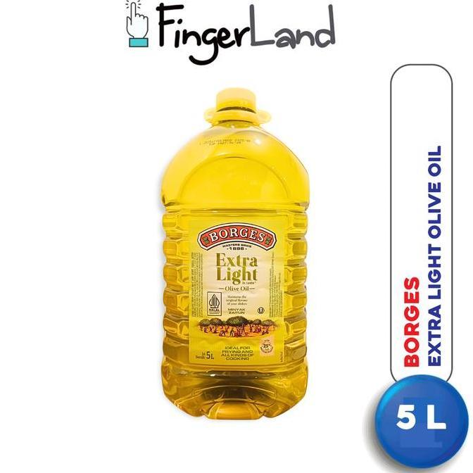 Borges Extra Light Olive Oil 5 Liter Minyak Zaitun