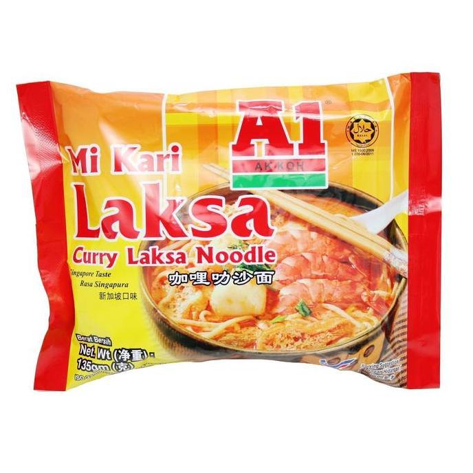 A1 Mi Kari Laksa Curry Noodle 135Gr