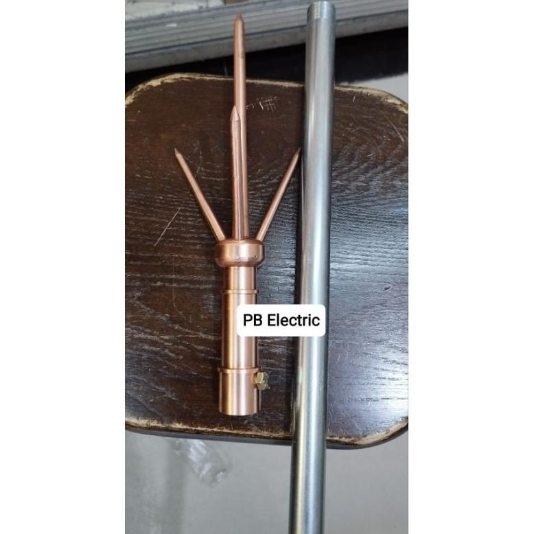 Tombak Anti Petir Trisula / Penangkal Petir Trisula / Trisula Penangkal Petir