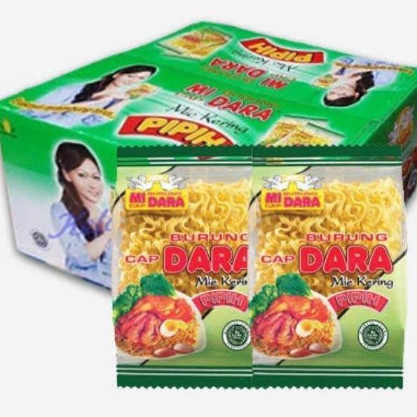 1 Dus Mie Burung Dara Pipih Isi 24 Pcs X 2 Pcs