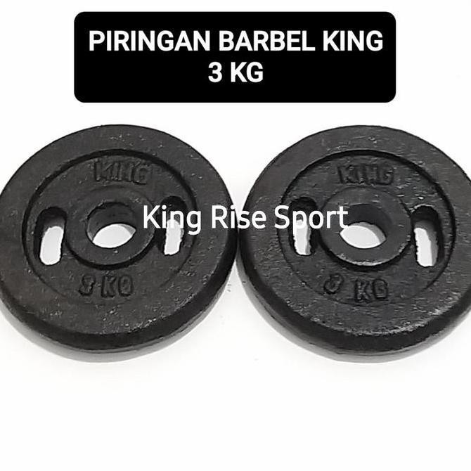 Piringan Barbel Besi King 3 Kg