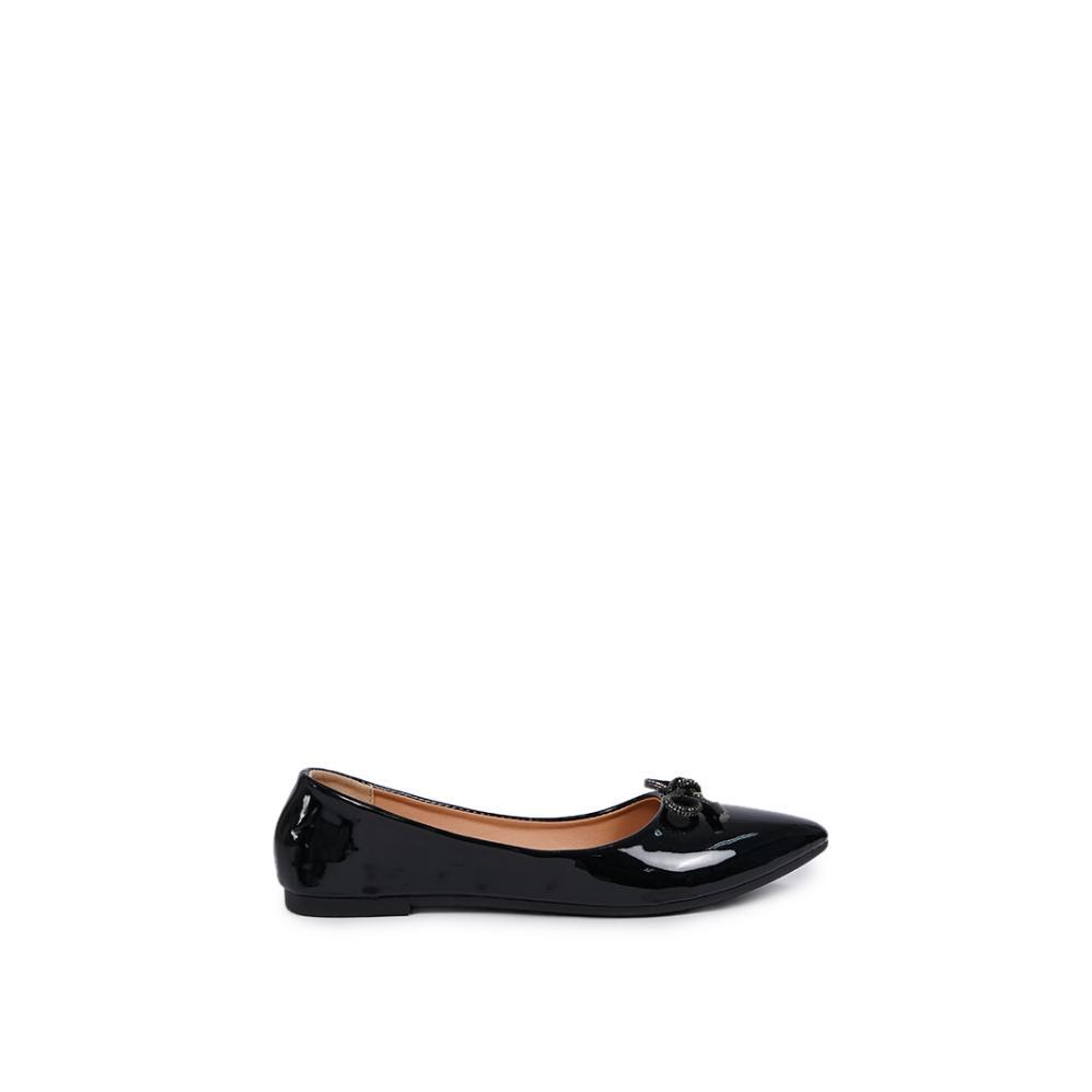 COLORBOX Black Flat Shoes