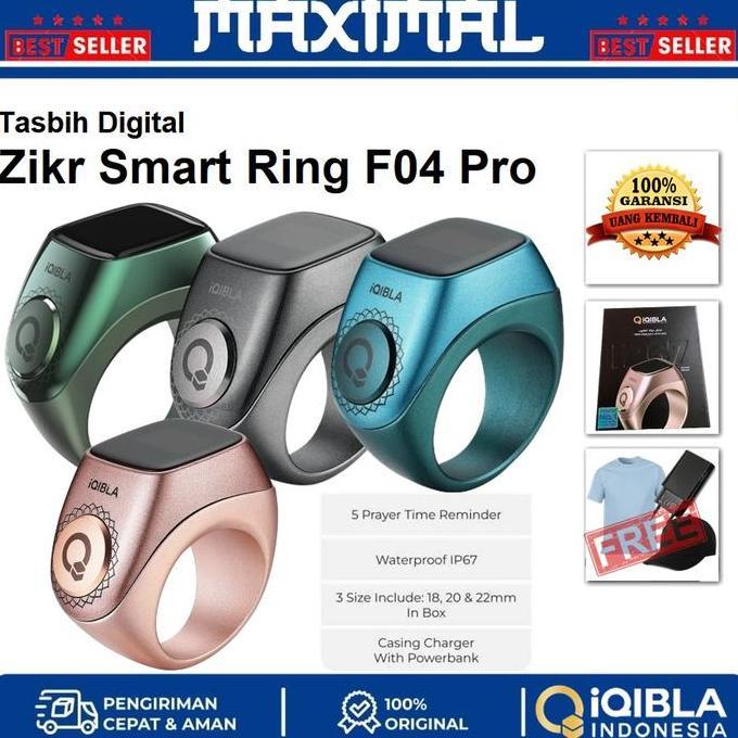 Iqibla Zikr F04 Ring Flex Pro Tasbih Digital Zikr Ring Flex F04 Pro Original