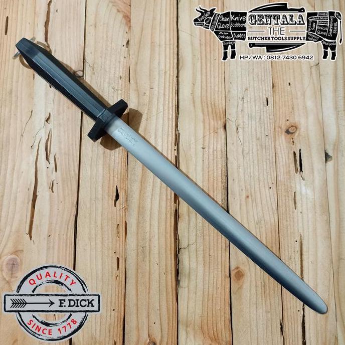 New- Asahan F. Dick Eurocut Sharpening Steel Fine Cut Oval 30cm