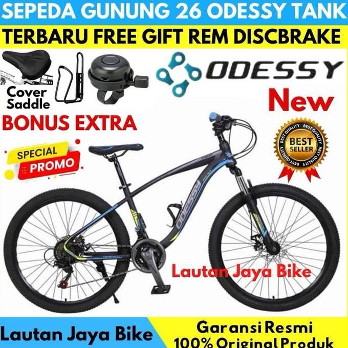 Terbaru Sepeda Gunung Mtb 26 Odessy Tank Rem Discbrake Operangigi New