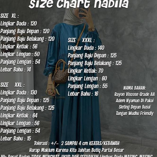 Nabila Oversize Midi Jumbo By Juragan Klambi Free Bros Rayon Viscose Sleting Busui Kain Lembut Musli