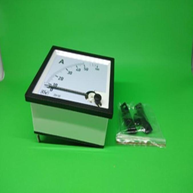 Diskon Ampere Meter Panel Listrik 50A 0-50A Analog Via Ct Class 1.5 96X96