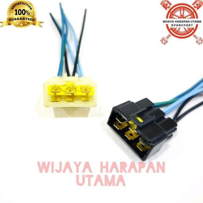 Soket Lampu Rem Belakang Stop Lamp Truk Mitsubishi PS125 PS110 PS135 PS136 Canter FE-71 Colt Diesel 