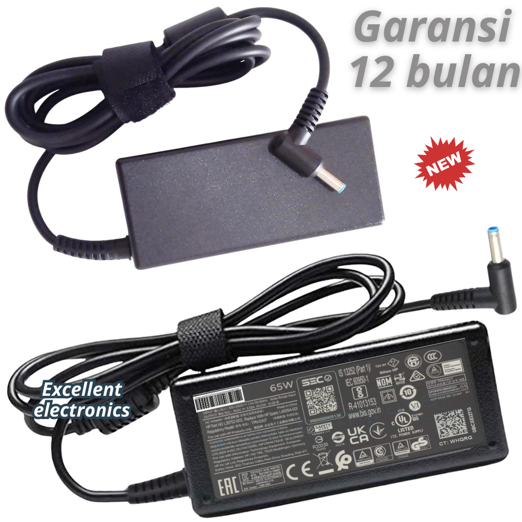 Charger hp pavilion x360, charger laptop hp 45 watt, charger hp pavilion x360 convertible new
