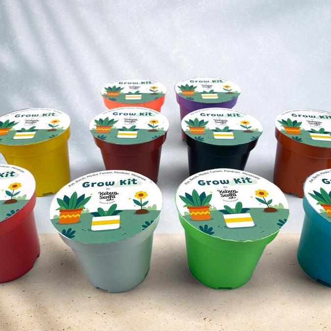 BISA BERBUAH DI POT Souvenir Grow Kit Sayuran Benih Bibit Tanaman / Green souvenir