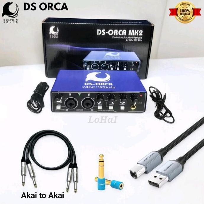 Soundcard Dolphin DS-ORCA MK2 / MK3Audio Interface DS ORCA MK2 DD ORCA MK3  Original [terbaik]