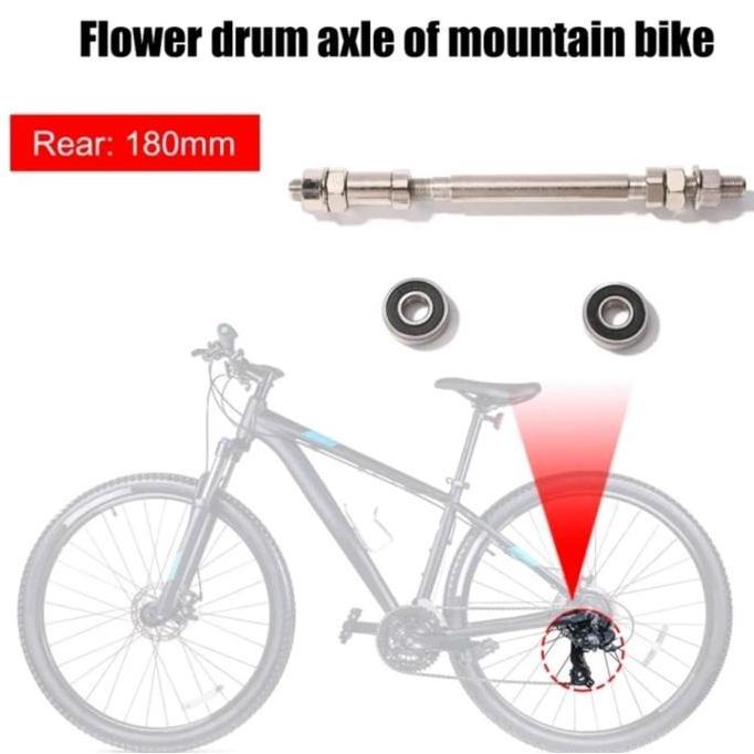 Promo As Roda Bearing Sepeda MTB 140mm/180mm 2 Bearing Berkualitas COD